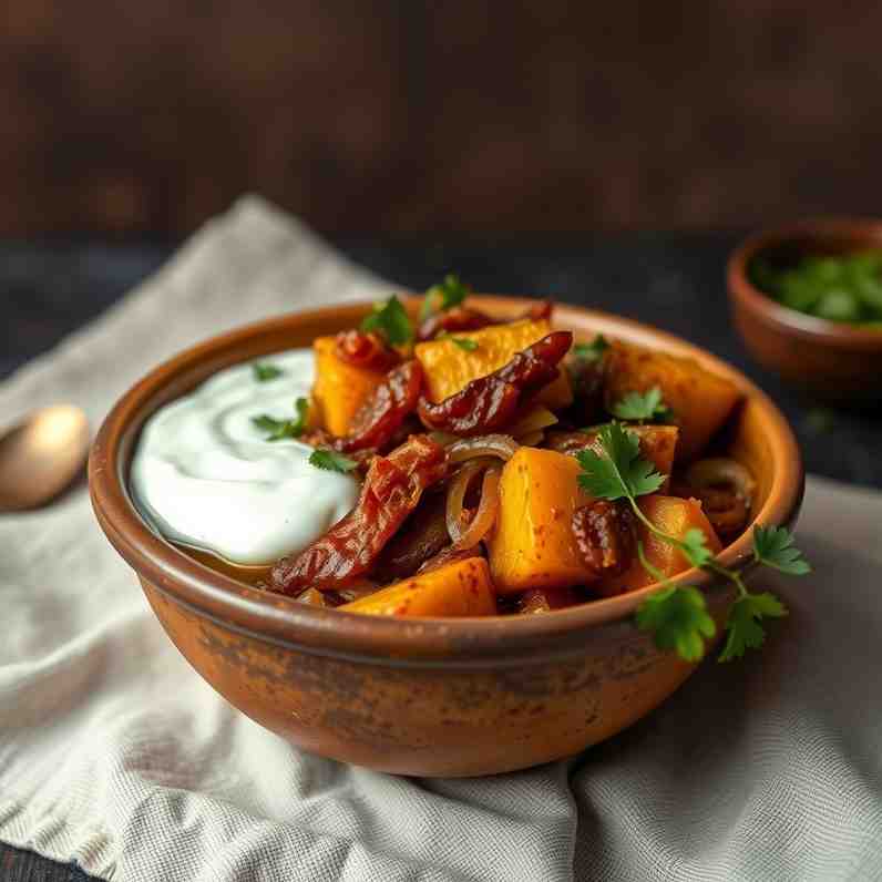 Smoky Bengali Aloo Bhorta - Easy Recipe with Garlic & Onions